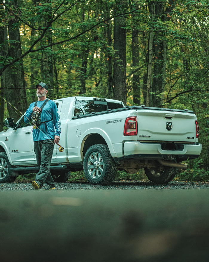 Dodge Ram Heavy Duty Truck Bed Tonneau Cover Fishing Outdoors