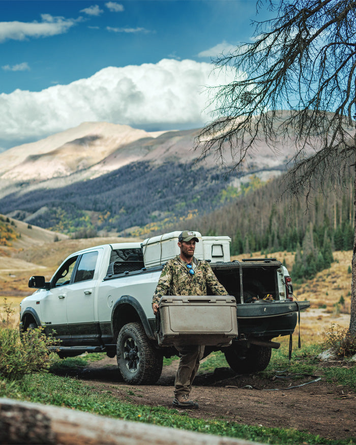 Dodge Ram Heavy Duty Truck Bed Tonneau Cover Hauling Coolers