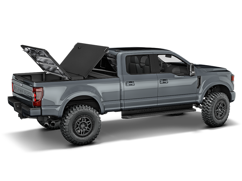 Ford Super Duty SE aluminum truck bed cover
