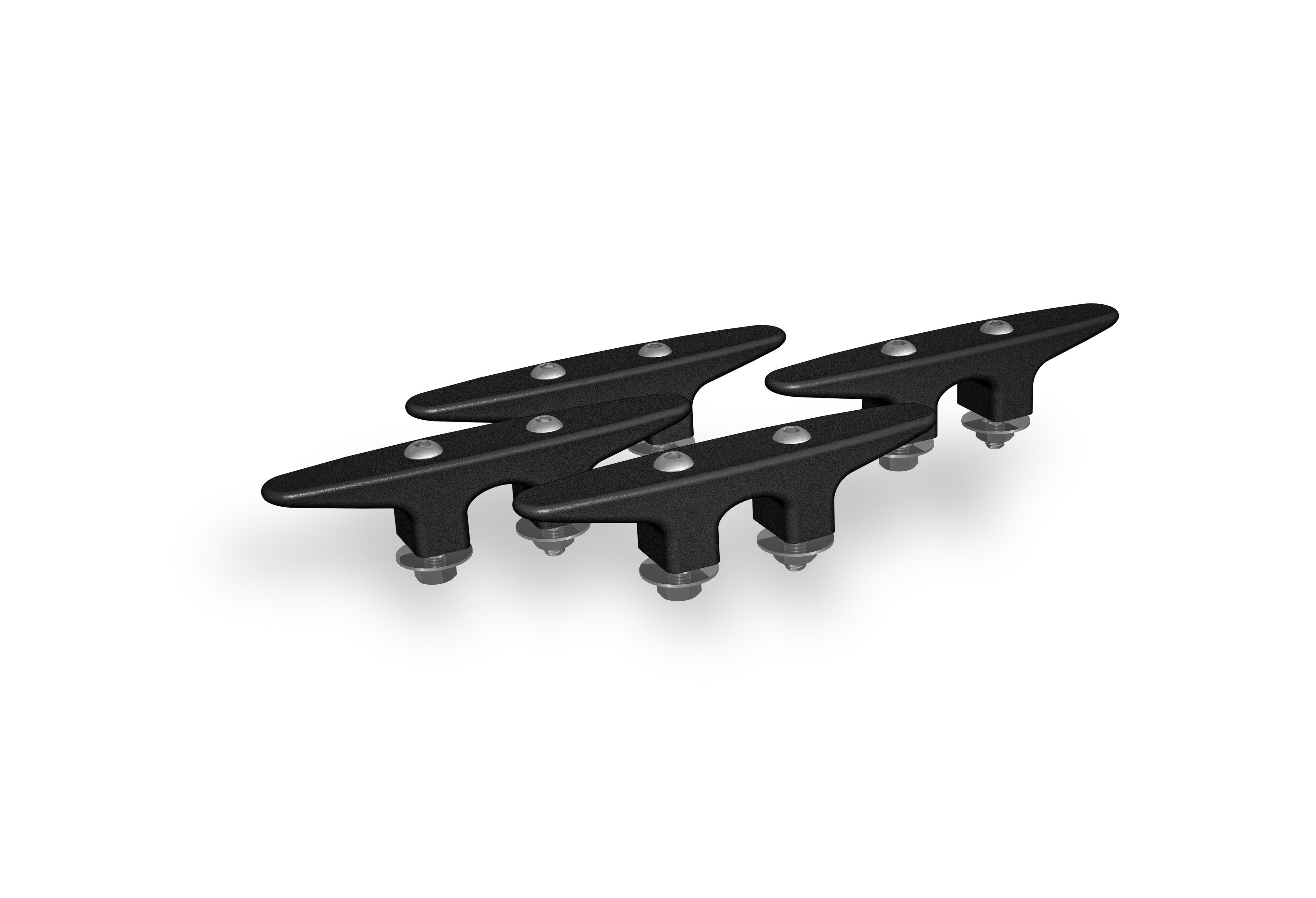 Ford Super Duty Locking Tie Down Cleat Plate Attachment - 2017-2024, Standard Interface, HC3Z9928408AA