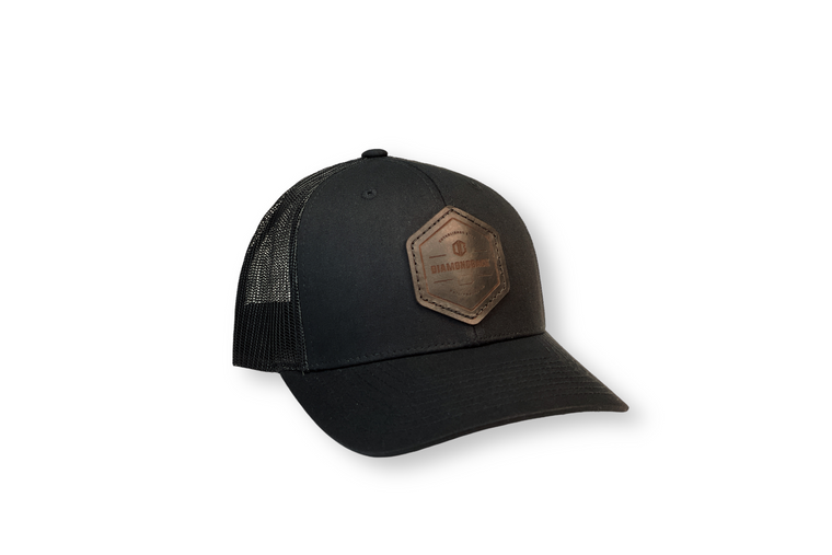 Leather Seal Patch Trucker Hat